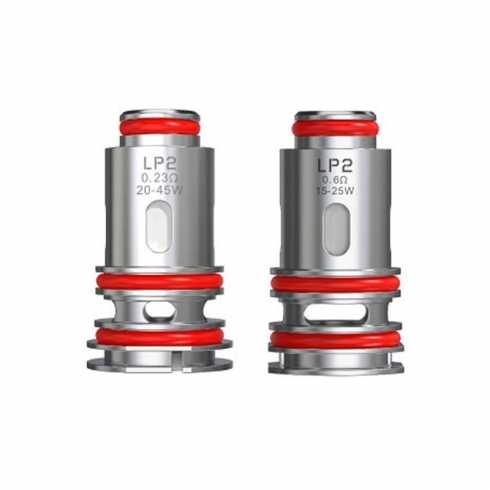 Smok LP2 Coil 5'li Paket, 0.23 ve 0.6 Ohm rezistanslı yedek coiller