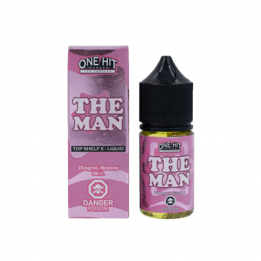 One Hit Wonder The Man Salt Likit 30ml pembe kutu ve şişe