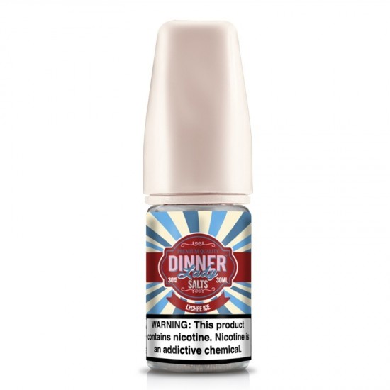 Dinner Lady Lychee Ice Salt Likit 30ML (Nikotinli)