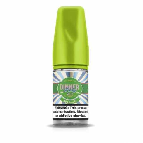 Dinner Lady Apple Sours Ice Salt Likit 30ml, limon yeşili kapaklı