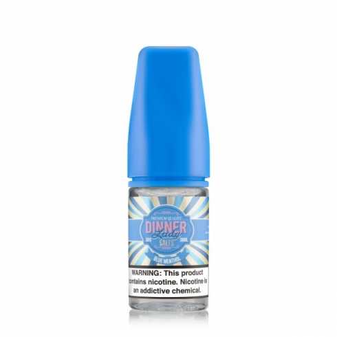 Dinner Lady Blue Menthol Salt Likit 30ml mavi kapaklı likit şişesi.