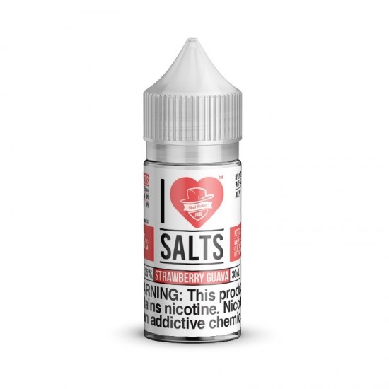 I Love Salts Likit - Çilek Guava Salt Likit 30ml Beyaz Şişe