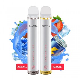 Saltica Energy Ice tek kullanımlık vape, 35mg & 50mg nikotin seçenekleri.