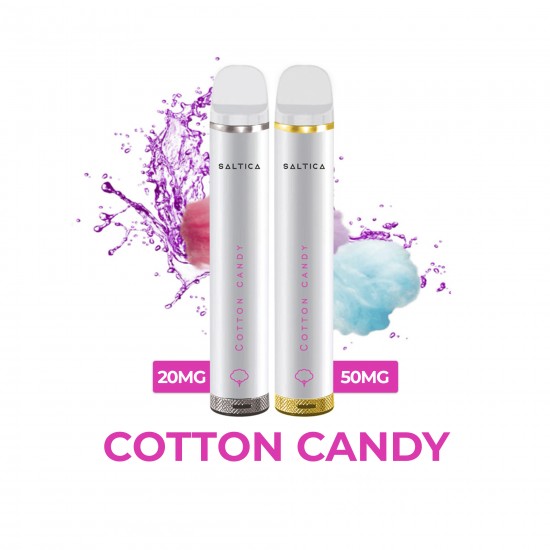 Saltica Cotton Candy Disposable Vape Pen 20mg ve 50mg seçenekleri