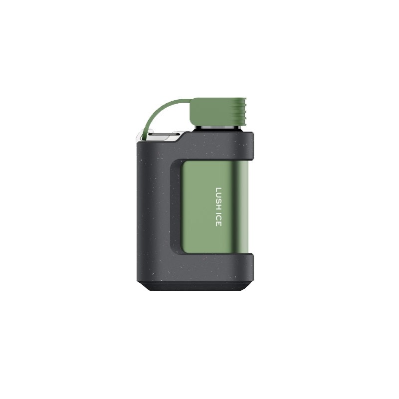 Vozol Gear 7000 Lush Ice tek kullanımlık, yeşil ve gri renkli elektronik sigara.