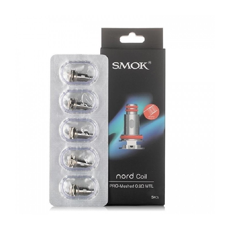 Smok Nord Pro Coil 0.9Ω MTL PRO-Meshed yedek kartuş 5'li paket