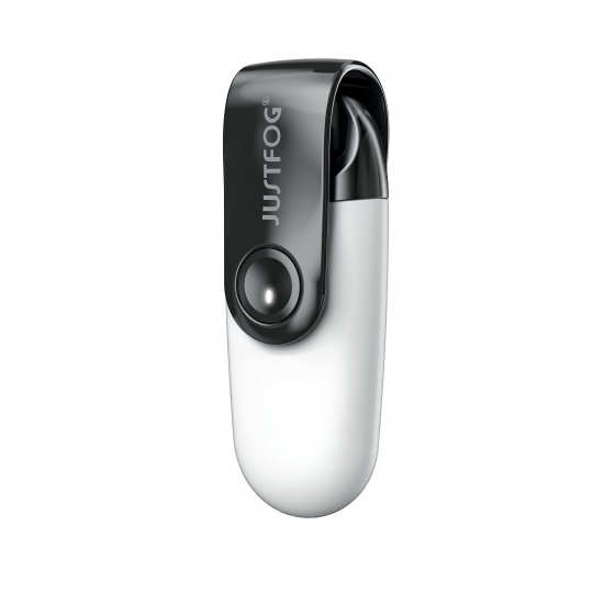 Justfog C601 Pod Mod Beyaz Siyah, kompakt elektronik sigara.