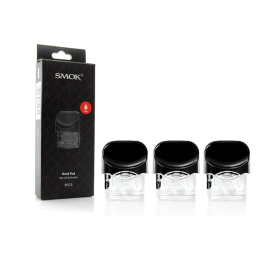 Smok Nord Kartuş 3'lü Paket, Şeffaf Pod, Siyah Kapaklı