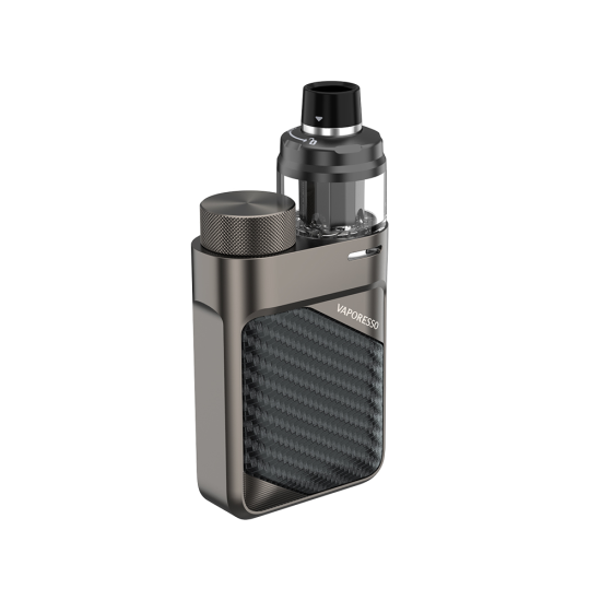 Vaporesso Swag PX80 Kit gri karbon fiber kaplama elektronik sigara