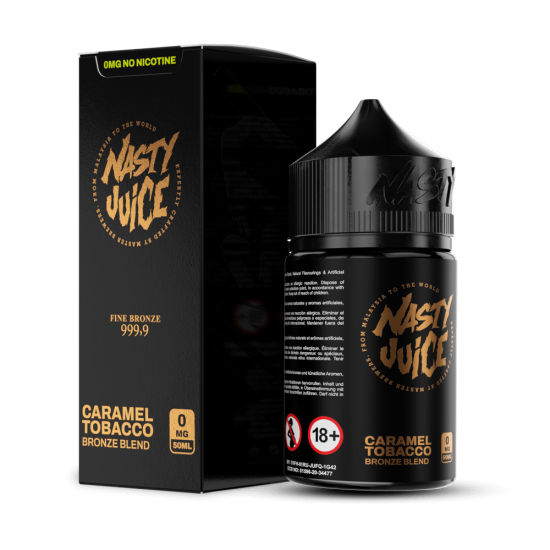 Nasty Juice Bronze Blend Karamel Tütün Likiti 0MG 50ML