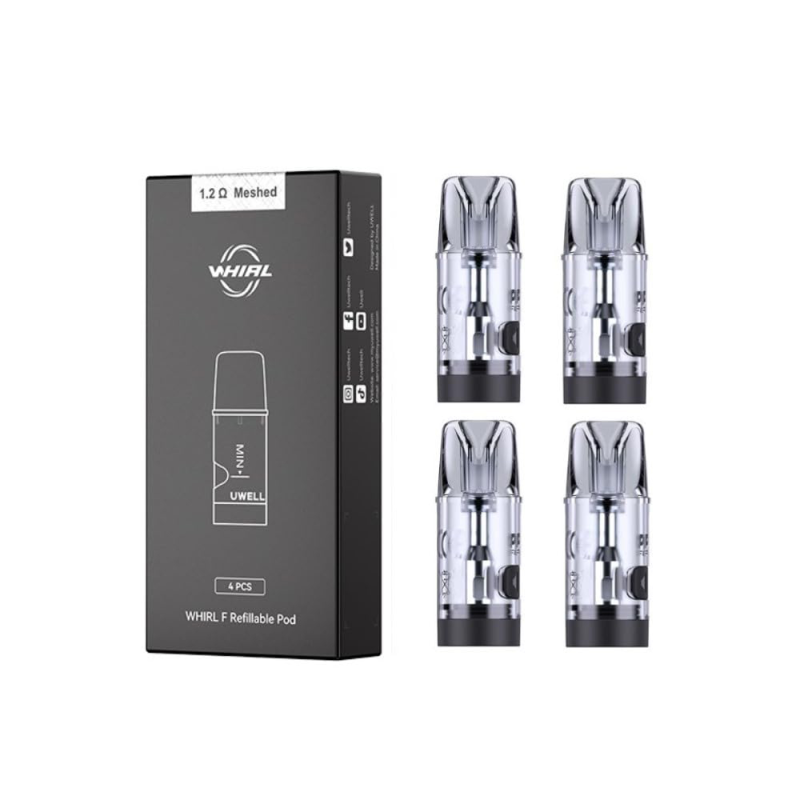 Uwell Whirl F Kartuş 1.2Ω Mesh Coil, 4'lü Paket