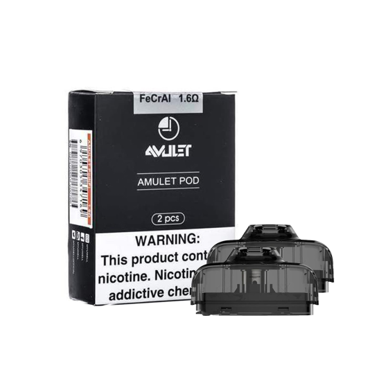 Uwell Amulet Pod Kartuş 2'li Paket Siyah 1.6Ω FeCrAl MTL