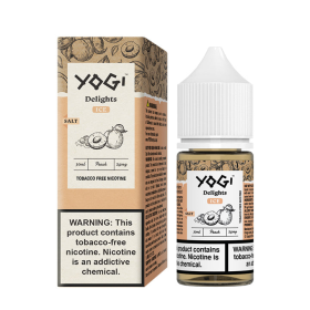 Yogi Delights Şeftali Buz Salt Likit 30ml 24mg Tütünsüz Nikotin