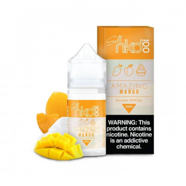 NKD Salt Amazing Mango Likit 30ml, Taze Mango Dilimleri ile Salt Likit