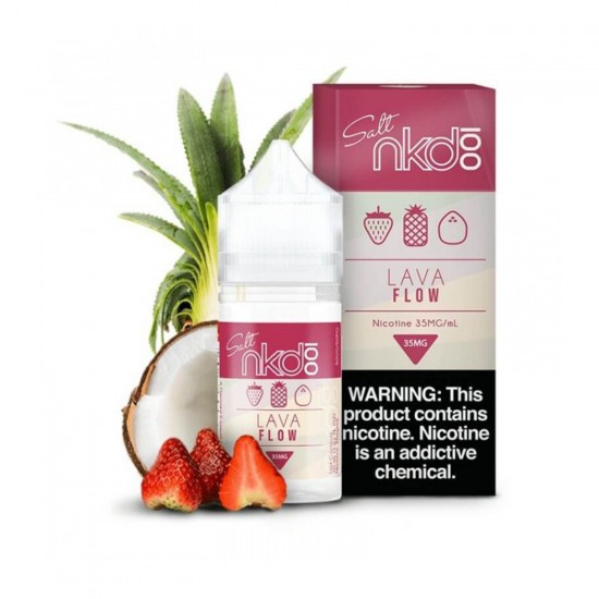 NKD Salt Lava Flow Likit 30ml: Çilek, Ananas ve Hindistan Cevizi Aromalı.