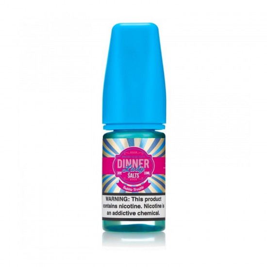 Dinner Lady Bubble Trouble Salt Likit 30ml Mavi Kapaklı Premium E-Likit