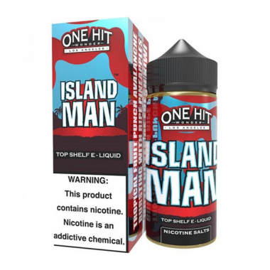 One Hit Wonder Island Man 100ml E-Likit Kutusu ve Şişesi