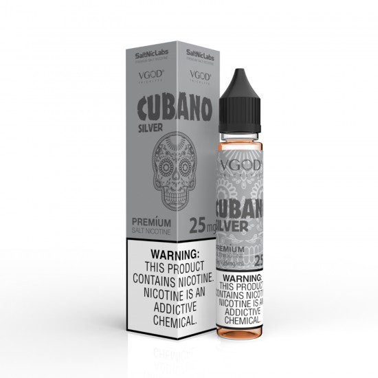 VGOD Cubano Silver Salt Likit 30ml Premium Nikotin Karton ve Şişe