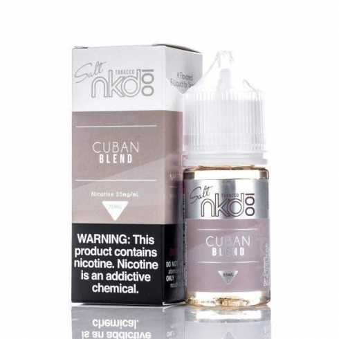 NKD 100 Salt E-Liquid Tütün Cuban Blend 30ml Nikotin 35mg
